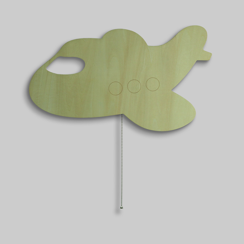 Airplane Nursery Wall Lamp