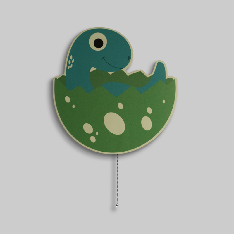 Hatching Dinosaur Nursery Wall Lamp